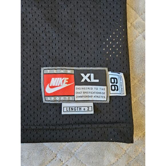 Vintage Allen Iverson Phila 76ers Sixers White Nike Team Jersey Mesh / XL +2 - Picture 3 of 6